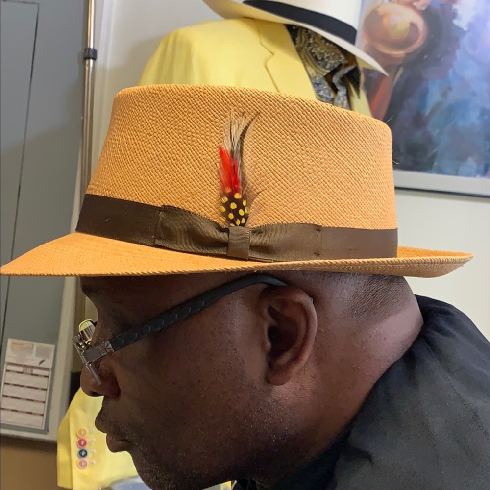 Panama Straw Hat Optima Crown Fedora